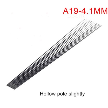 1 sektion av kol bord fiske solid spö något ihåligt spö