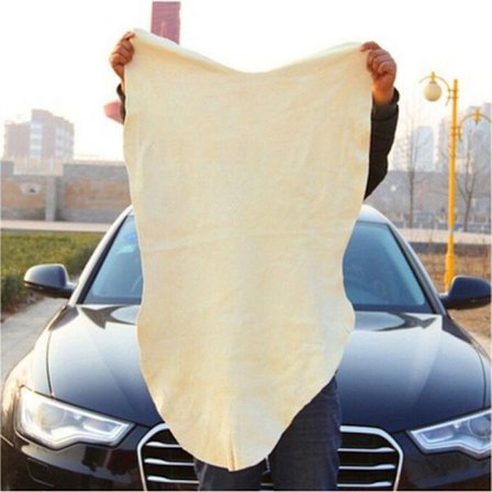 Fshion Natural Chamois Leather Car Cleaning Cloths Vasking