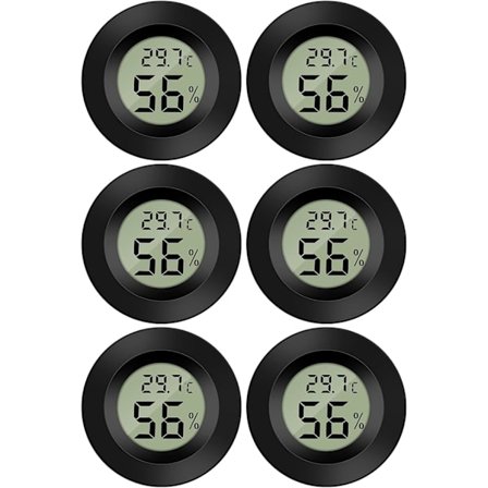Mini Tower Digital LCD Termometer Hygrometer Temperaturmätare