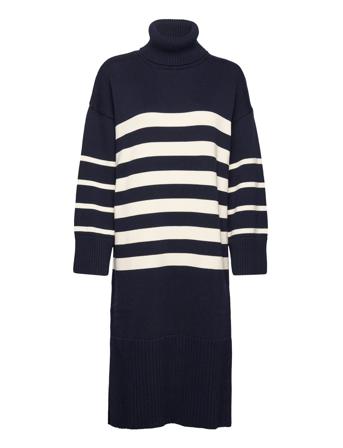 D2. Breton Knit Dress Dresses Knitted Dresses Tummansiniset GANT