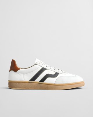 GANT - Cuzmo sneakers i semsket skinn til herre til herre white