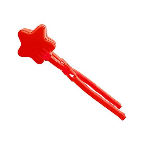 Stjerne Snebold Maker Vinterform med Håndtag Plastik Hjerte Snebold Makers Sjov Vinter Udendørs Snebold Clip Til Valentinsdag Sneboldkampe, Udendørs