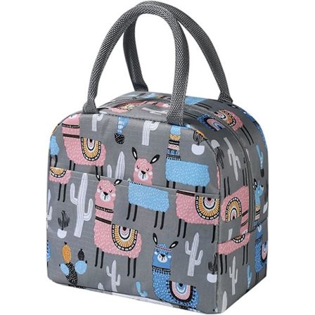 Uudelleenkäytettävät Eristetyt Lounaskassit - Harmaa Alpakka