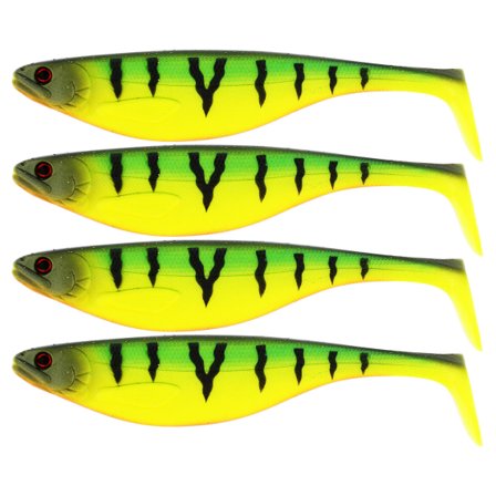 Westin Shadteez 7cm, 4g (4-pack) - Tiger Perch