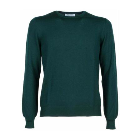 Gran Sasso - Stickade Tröjor - Grön - Herr - Storlek: 4xl, Herr, Storlek: 4XL