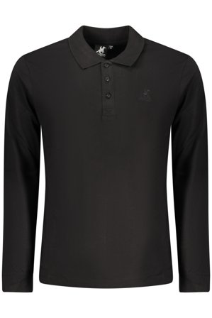 U.s. Grand Polo Maniche Lunghe Uomo Nero