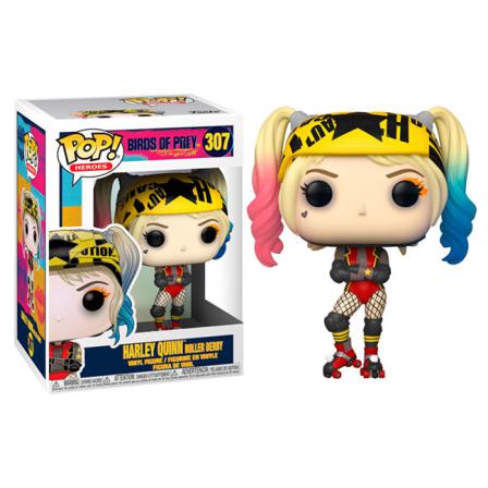 Pop Figure Dc Birds Of Prey Harley Quinn Roller Derby