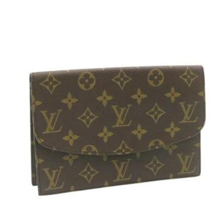 Louis Vuitton Vintage, Pre-owned Canvas louis-vuitton-bags Bruin, Dames, Maat:ONE Size