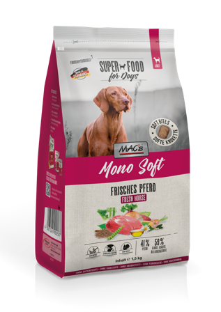 Mac's Mono Soft, Hest 1,5kg - Softfôr til Hund