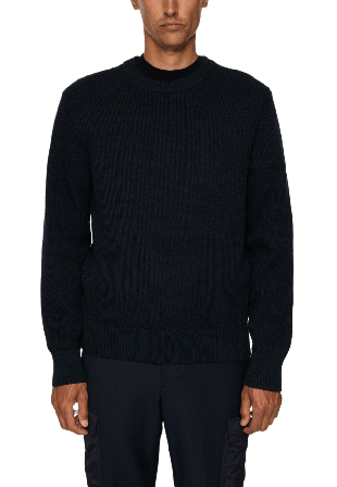 J.Lindeberg Oliver Structure Sweater Tröjor Herr Blå XL