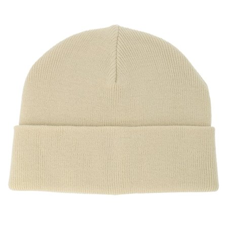 Equip - Beige shortbeanie Beanie - Blank Off White Short Beanie @ Hatstore