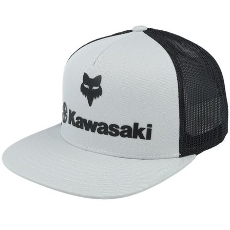 Fox - Grå trucker Keps - Fox X Kawi Steel Grey/Black Trucker @ Hatstore