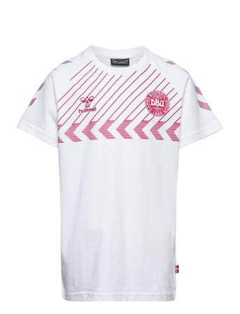 Hmldbu Fan T-Shirt S/S Kids T-shirts Short-sleeved Hvit Hummel