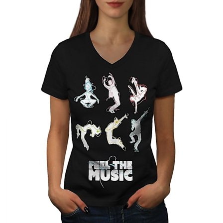 Feel Dj Song Dance Women T-shirt
