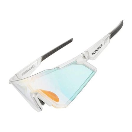 Rockbros SP291 fotokromisk UV400 cykelbrille - hvid