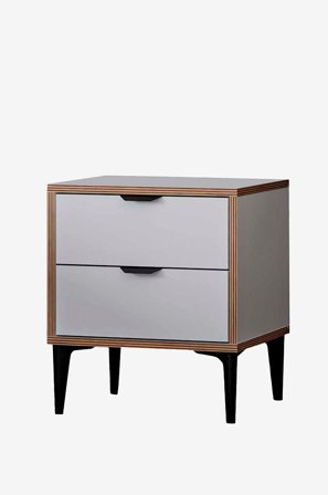 Hanah Home - Nattduksbord Arden - Vit - Sängbord - Från Homeroom