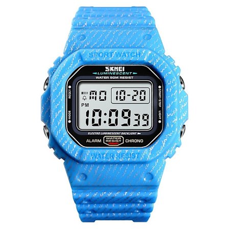 Skmei Men Sports Waterproof Camouflage Luminous Electronic Digital Watch
