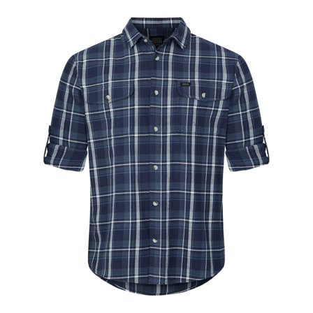 Urberg Eide LS Flannel Shirt Men Men long-sleeved shirts Blue L