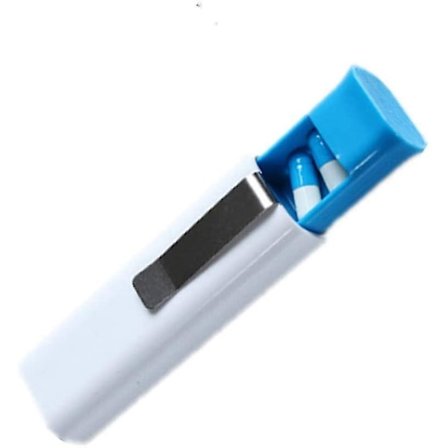 Pilleopbevaringsboks - forseglet elastiske clips rejser