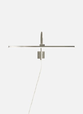 Miro maleribelysning m/bryter - børstet stål