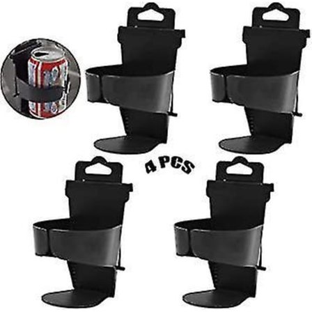 Universal Plastbil Drikkholder 4 stk Multifunksjon