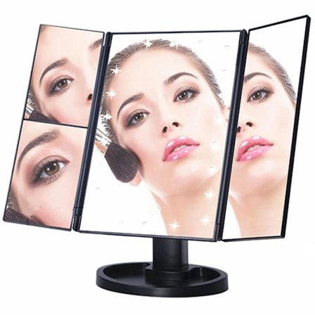 3-i-1 Sminkespeil LED - Speil for Sminke - Sminkebord