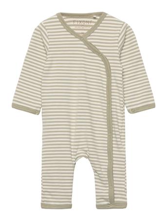 Wholesuit Y/D Stripe Langermet Bodysuit Grønn Fixoni*Betinget Tilbud