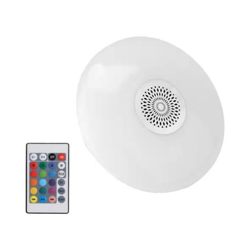 1 st LED Bluetooth Musik Frisbee Ljus - Intelligent Fjärrkontroll