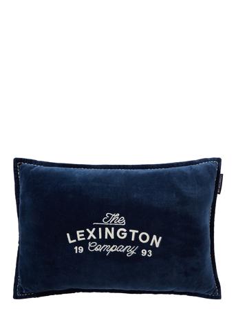 1993 Logo Organic Cotton Velvet 60X40 Pillow Lexington Home Navy