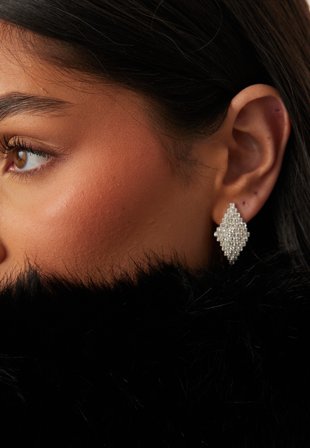 BY JOLIMA Pointy Small Earring Crystal Klær