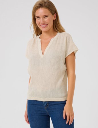 Kaffe Kagitte Blouse - Cream - 46