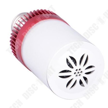 LED-lampa - TD - E27 - Bluetooth-högtalare - 6W - Röd - Inomhus