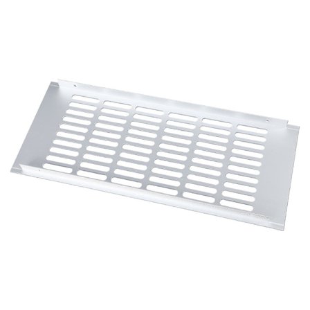 Ventilationsgaller av aluminiumlegering, bred ventil, perforerad plåt, kompatibel med garderober, spisar, skoskåp, skåp 150x450mm