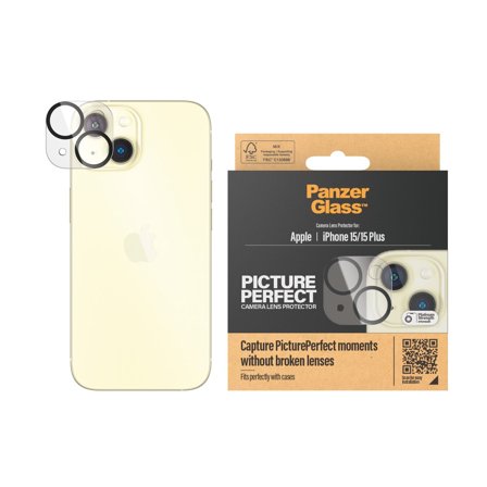 Panzer PicturePerfect Camera Lens Protector iPhone 15 | Plus PanzerGlass - High quality tempered glass screen protector