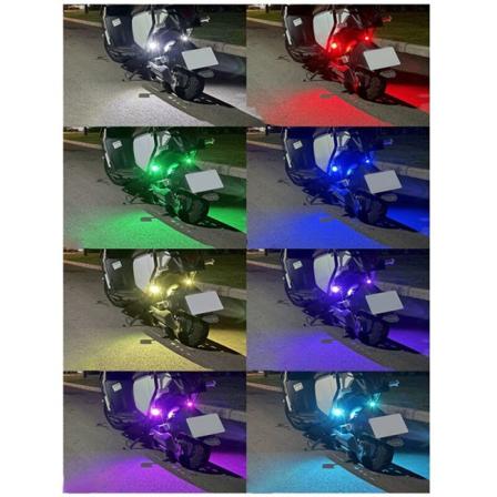 4 kpl LED-varoitusvalot Universaali Mini-signaali Drone Ohjaimella Vilkkuvalo 8 Väriä Indikaattori