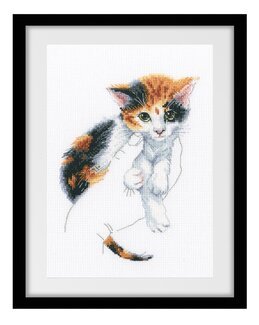 Broderikit Billede Lille kat - RTO