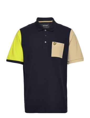 Contrast Polo Polos Short-sleeved Blå Lyle & Scott
