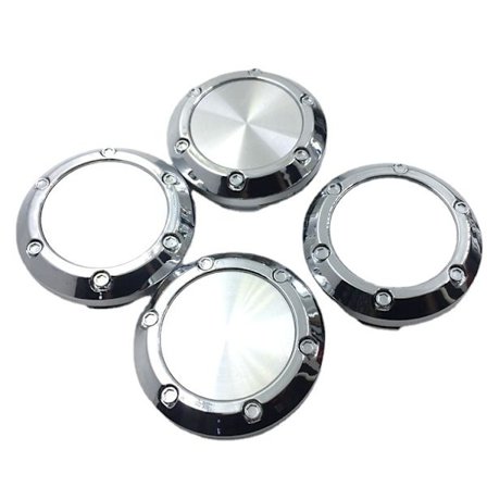 Modificeret TE37 navkapsel, 66MM hjulkapsel, bilnavkapsel, dækbetræk, fælgdæksel, 4 stk. hjulkapsler