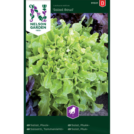 Nelson Garden Porsjonsfrø Salat Plukk Saladb