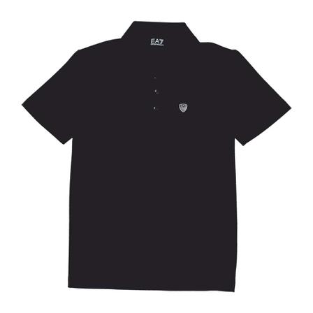 Emporio Armani EA7 Polo Black Sort, Herre