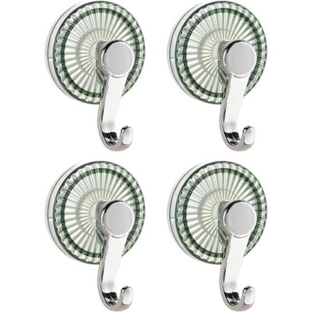 Stærke sugekopkroge, kraftige aftagelige bøjler til badeværelse og køkken, vakuumforsegling til håndklæder, badekåber på fliser, glasoverflader