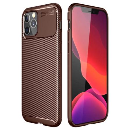 Carbon Silikon Skal Apple Iphone 13 Pro Max Brun
