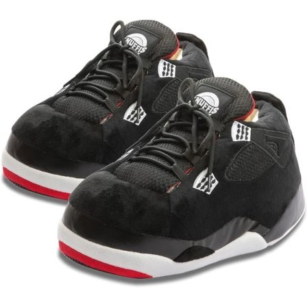 Knuffis Jordan Tøfler Sneaker Tøfler Plys Damer Sjove Herre Tøfler 36-44