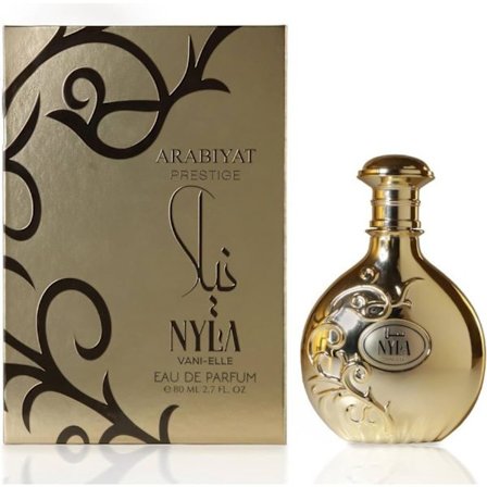Prestige Nyla 80ml EDP Parfym från Arabiyat - Högkvalitativ Flaska - Guld