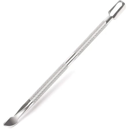 Neglebåndsskubber Rustfrit Stål Dobbelt Hoved Negleskraber til Gel Negle Uv Gel Polish Remover Værktøj - Neglebåndspind til Fingernegle og Tånegle...