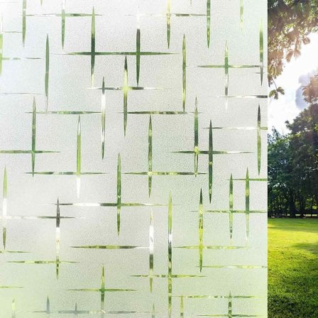 Frostet glasfilm, privatlivsfilm til glasvinduer, 60 x 200 cm