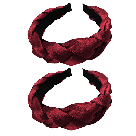 Hårbånd for kvinner Fløyelsflettede hårbånd Trendy hårbånd Kryssede hårtilbehør