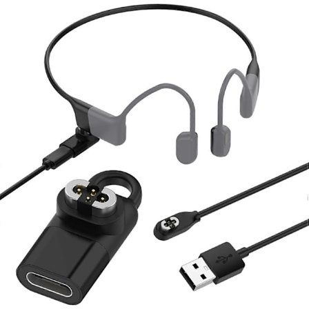 Til Shokz Openswim Pro S710 Bone Conduction Earphone Opladningsadapter Type-C Magnetisk Stik