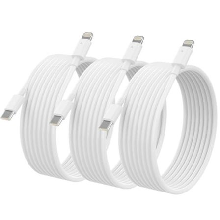 2 m iPhone-kabel (USB-C til Lightning) beige