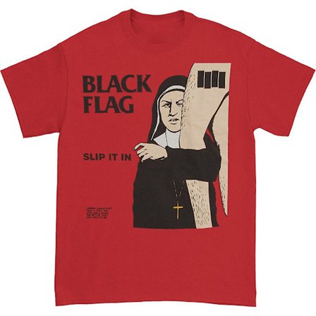 Svart Flagga Slip It In T-shirt